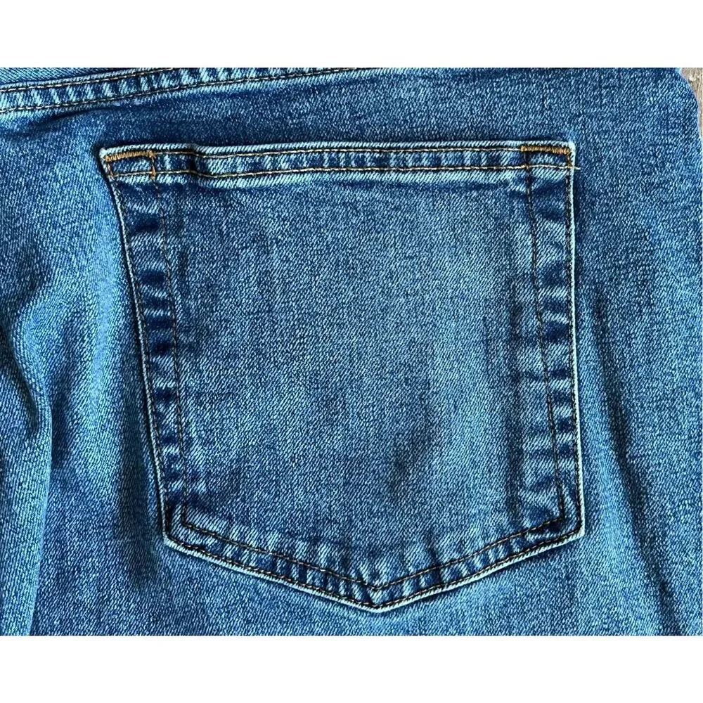 W42 L30 - Mens  Straight Leg Cremieux Jeans w pink paint- W42 L 30